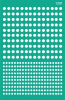 Трафарет самоклеющийся многоразовый "Фоновый", Аб №1301, 13х20см