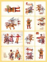 Декупажная карта "Играющие дети", 35*50см