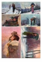Рисова декупажна карта "Негода", 35*50см