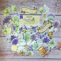 Набір висічок для скрапбукінгу "Lavender Provence"
