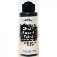 Краска акриловая для меловых досок, "Chalkboard Paint", черная, 120 мл