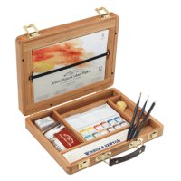 Подарочный набор акварельных красок в деревянной коробке Winsor & Newton