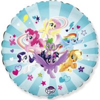 Шар фольга 18" (45см) Команда Пони