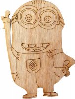 Фігурка дерев'яна "Міньйон Боб", 10*5,5см