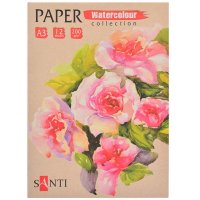 Акварельний папір з тисненням "Watercolor Collection", A3, 12 шт/уп