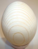 Яйцо деревянное "утинное", 6,5х5см