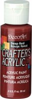 Краска акриловая Crafters, Глубокий красный, 60мл Краска акриловая Crafters, Глубокий красный, 60мл
