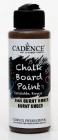 Краска акриловая для меловых досок, "Chalkboard Paint", коричневая, 120 мл