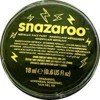 Грим для лица и тела "Snazaroo Metallic", Черный, 18мл
