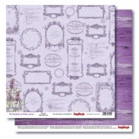 Бумага для скрапбукинга 30,5х30,5 см 190 гр/м Новогодний Пейзаж  " Рождественская ярмарка"