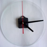 Заготовка "Годинник", стекло, коло, d=20см