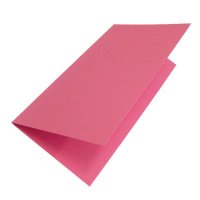 Заготовка для открытки 10*20см, 250г/м2, розовая