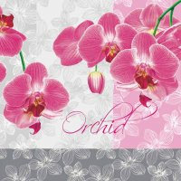 Декупажная салфетка "Orhid", 33*33см