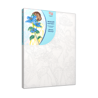 Картина по номерам "Девушка тайна", 35*45см