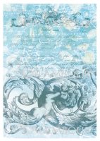 Декупажная карта "Стихи о море", 35*50см