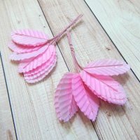 Листья розовые, 10шт/уп