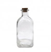 Пляшка скляна із пробкою Elies, 10,5см