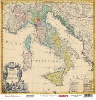 Папір для скрапбукінгу двостороння, Італійські канікули, "Італія", 180г/м2, 30,5*30,5см