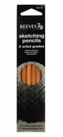 Набір олівців для ескізів Reeves, Sketching pencil, 6 шт