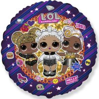 Шар фольга 18" (46см) LOL Disco