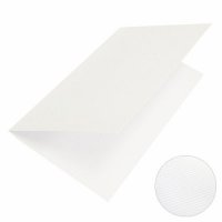 Заготовка для листівки 10*20см, 250г/м2, біла текстурована