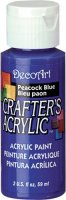 Краска акриловая Crafters, Переливающийся синий, 60мл