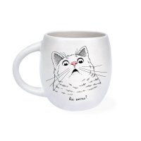 Чашка "Удивленный кот"