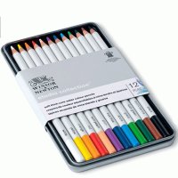 Набор акварельных карандашей в металле Winsor&Newton Studio Collection Watercolour Pensil, 12 шт