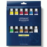 Набор масляных красок Lefranc Fine Oil, 12х20 мл