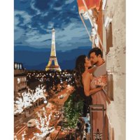 Картина по номерам Идейка Романтичный Париж, 40*50см