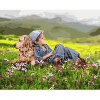 Картина по номерам Идейка Дружественный дуэт, 40*50см