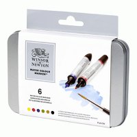 Набір акварельних маркерів Winsor Watercolor Markers Set, 6 шт