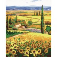 Картина по номерам "Родные поля", 40*50см