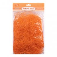 Сизаль натуральный Оранжевый