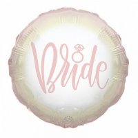 Шар фольга 18" (45 см.) "Bride"