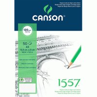 Альбом бумаги Canson 1557 Croquis для набросков и черчения, 120гр, А3, 50 л.