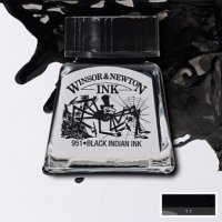Тушь художественная Winsor&Newton Drawing Inks, черная, 14мл.