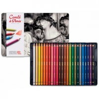 Набір кольорових пастельних олівців Conte, 24 шт