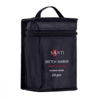 Набор спиртовых маркеров SANTI в сумке, 24шт/уп