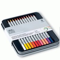 Набор цветных карандашей в металле Winsor&Newton Studio Colection Coloured Penсil, 24 шт