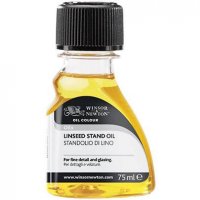 Масло вязкое быстросохнущее для масляных красок Winsor&Newton Linseed Stand Oil , 75 мл