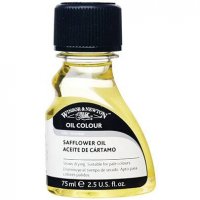 Масло сафлоровое для масляных красок Winsor&Newton Safflower Oil, 75 мл