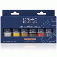 Набір акрилових фарб Lefranc Fine Acrylic Colours Set, 6х20 мл