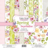 Набор бумаги для скрапбукинга "Spring inspiration" 20*20см, 10л