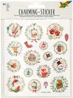 Наклейки Folia Charming Stickers Christmas "Новий Рік та Різдво", 61 шт