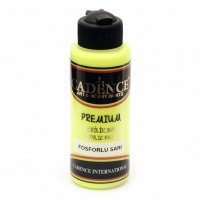 Фарба акрилова Cadence Premium Flouroscent Paint, флуоресцентна жовта, 120 мл