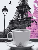 Картина по номерам "Кофе в Париже", 40*50см