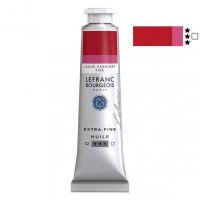 Масляная краска Lefranc Extra Fine 40мл, #343 Carmine lake hue (Кармин красный)