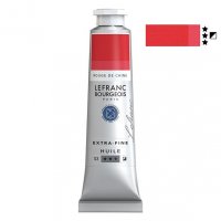 Масляная краска Lefranc Extra Fine 40мл, #368 Chinese red (Китайский красный)