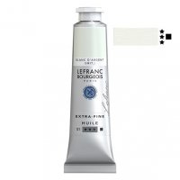 Масляная краска Lefranc Extra Fine 40мл, #911 Flake white hue (Белоснежный)